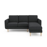 Диван Угловой Jimi правый угол серый LA REDOUTE INTERIEURS  фото, kupilegko.ru